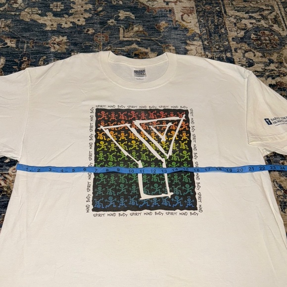 VTG YMCA of Middle TN Spirit Mind Body White Unisex Gildan St. Thomas Health XL - Picture 12 of 15